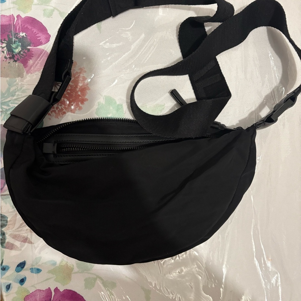 All Saints Black Crossbody Bag